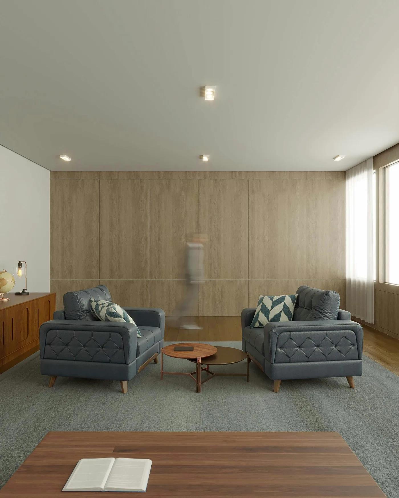 Ambient de sala d'estar del showroom FN Soul