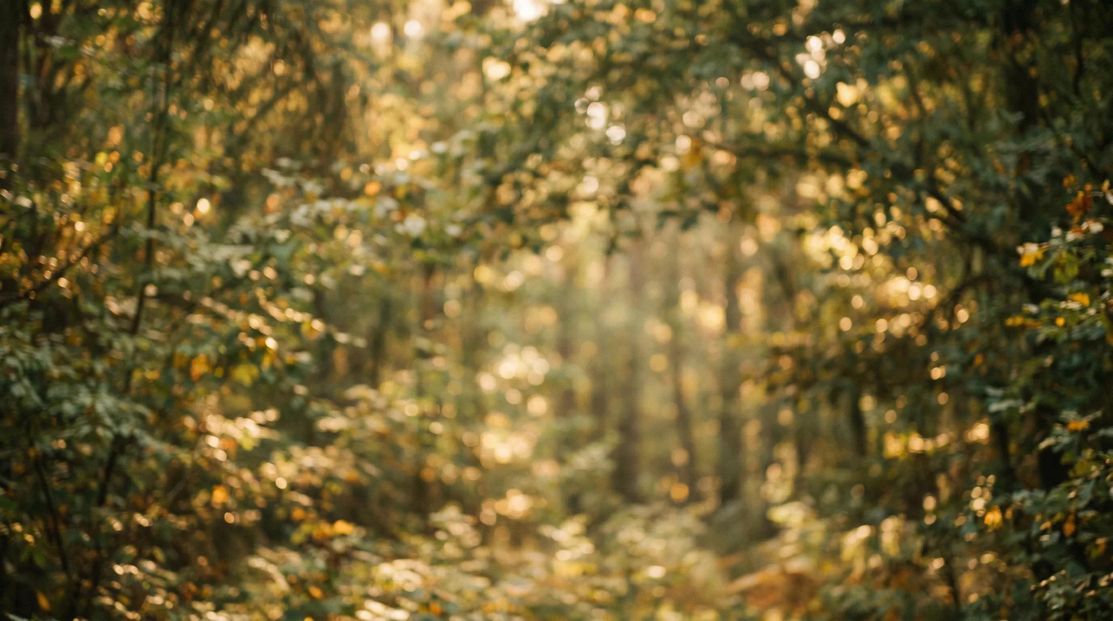 Bosc de pins amb llum daurada, origen de la fusta